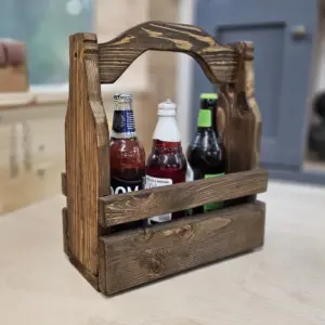 Rustic Beer Caddy - FREE Plans