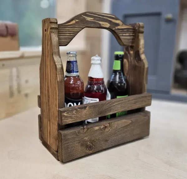 Rustic Beer Caddy - FREE Plans