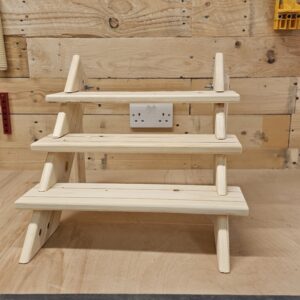 3 Tier Shelving Display Unit - FREE Plans