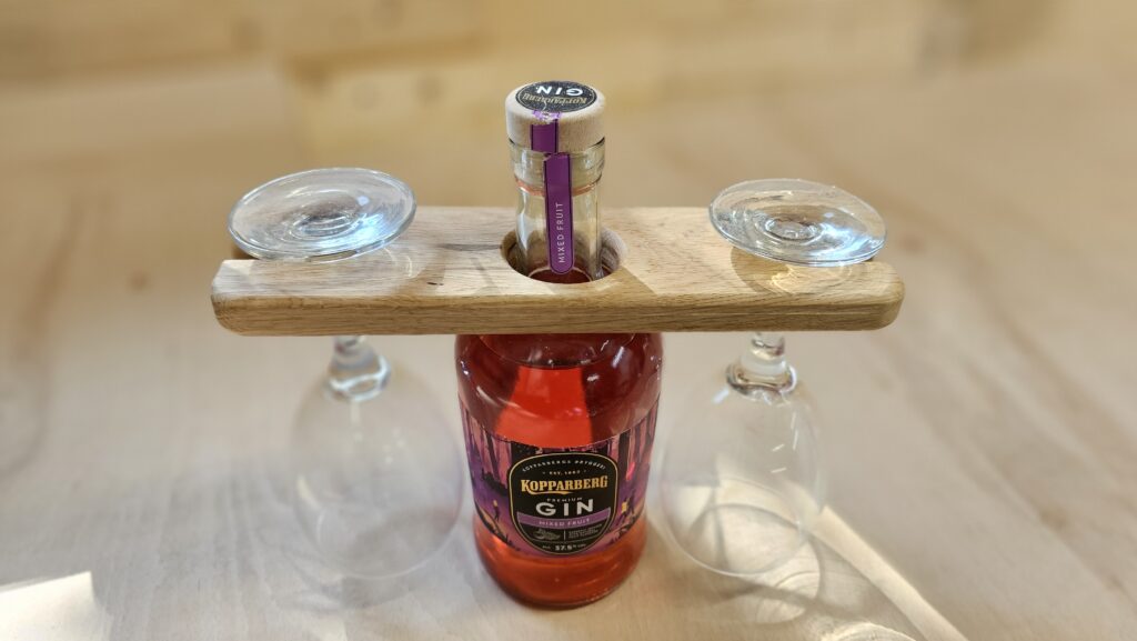 Bottle and Glass Holder - FREE Plans