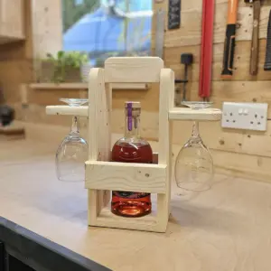 Wine or Gin Caddy - FREE Plans