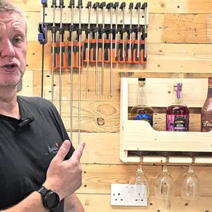 Wine or Gin Shelving Unit - FREE Plans