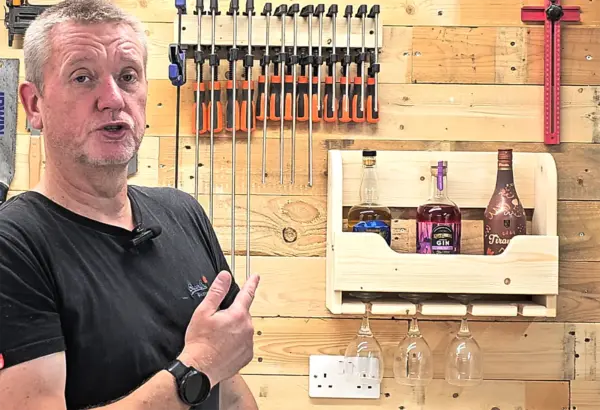 Wine or Gin Shelving Unit - FREE Plans