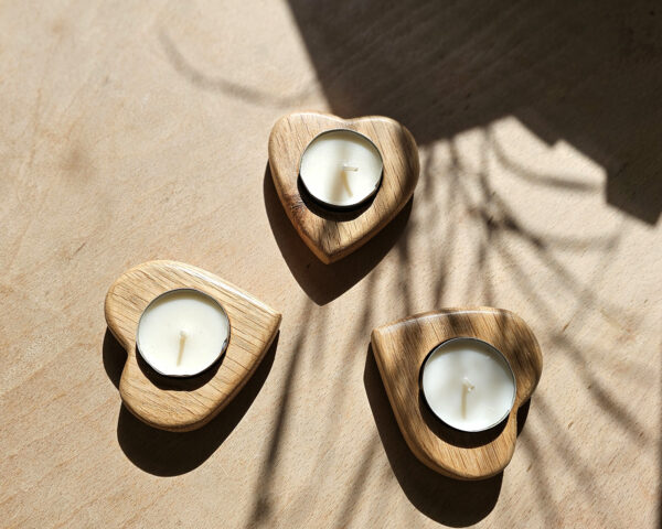 Heart Shaped Tealight Candle Holder - FREE Plans - Image 3