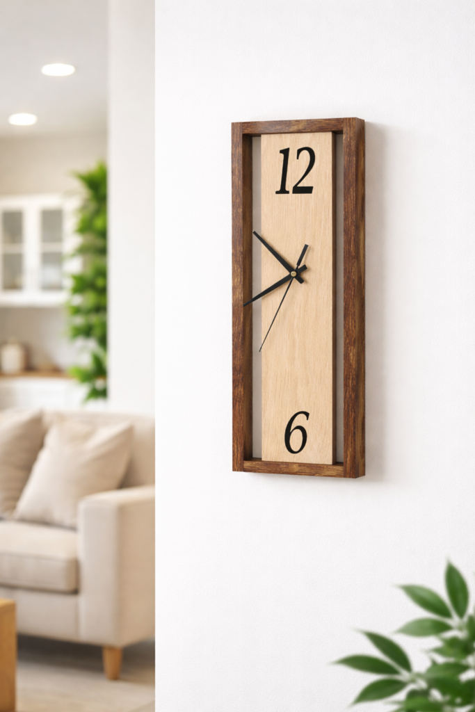 2 Tone Oak Clock Build - FREE Plans