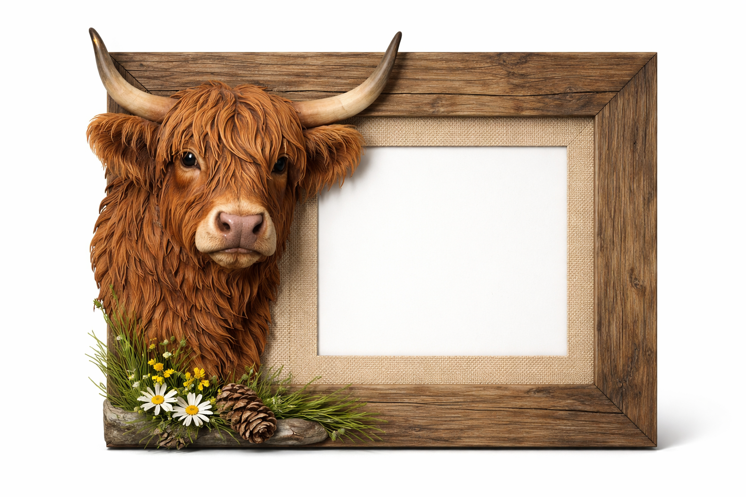 Judy's Highland Cow Scroll Saw Template